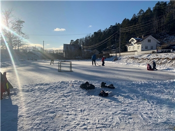 Skøytebane i Hvitsten
